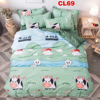 Bộ chăn ga gối 4 món Loại 1 hàng Đẹp CL69 Cotton poly nhập khẩu