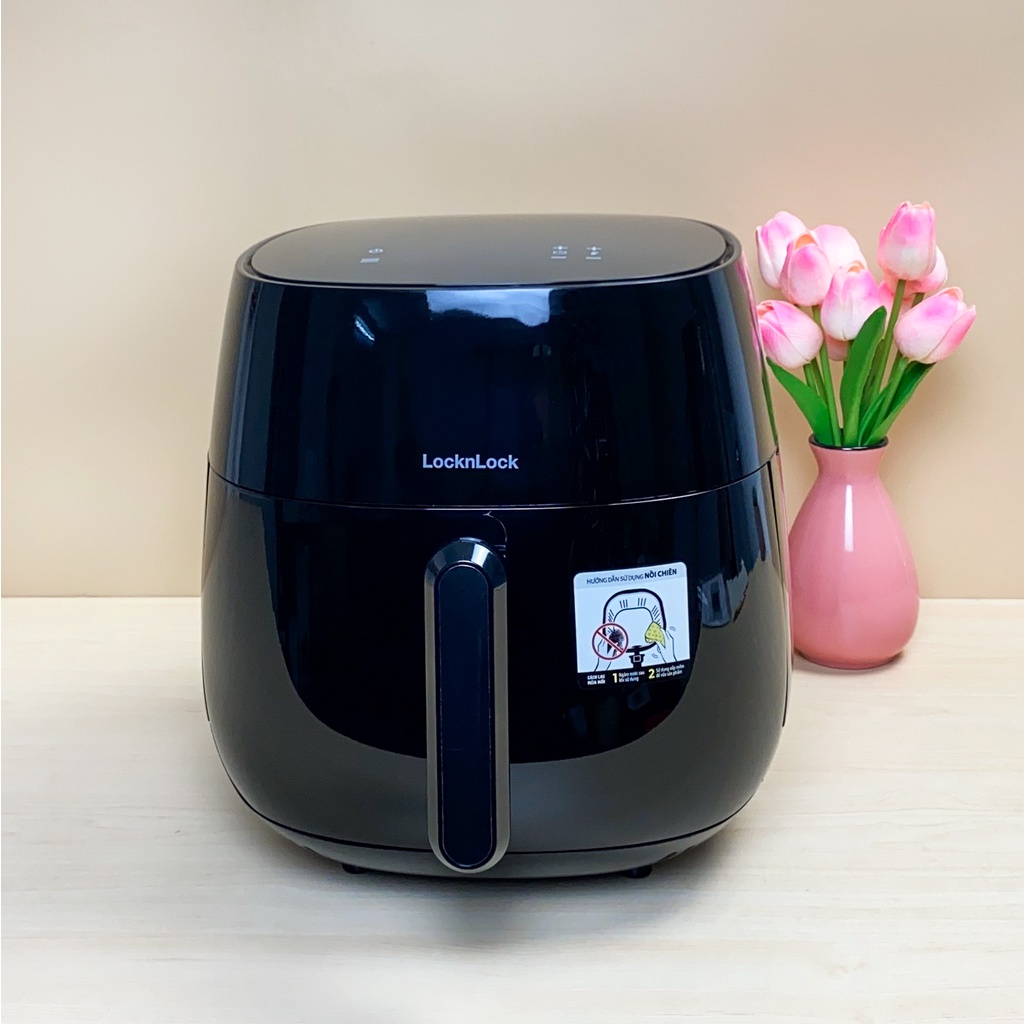 Nồi chiên không dầu điện tử LocknLock Digital Air Fryer 3.2L EJF273BLK - Nồi chiên 3.2L Lock&amp;Lock EJF273 nhỏ gọn tiện lợ