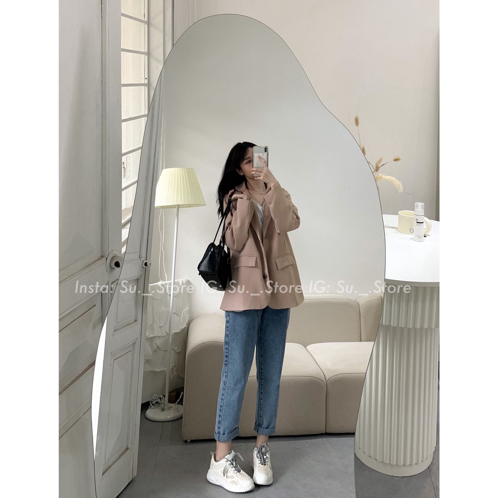 Áo blazer trơn 2 túi trước A1902 SUSTORE