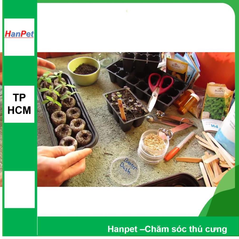 Hanpet.GV- Bộ 100 Viên nén xơ dừa dùng để ươm hạt các tác dụng kích thích nảy mầm