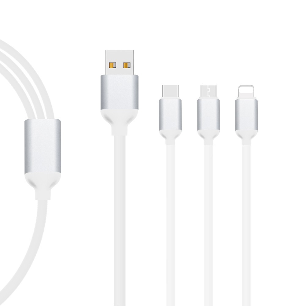 Dây Cáp Sạc Usb Loại C 3 Trong 1 Cho Android/Iphone/Letv