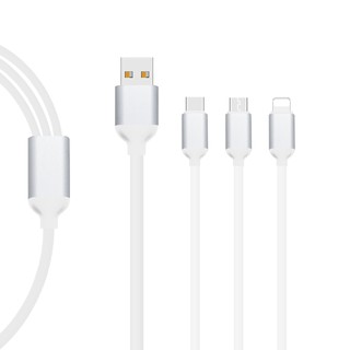 Dây cáp sạc usb loại c 3 trong 1 cho android/iphone/letv
