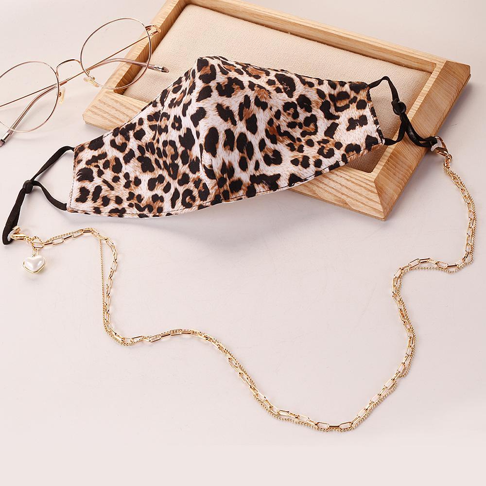 Dây Đeo Mắt Kính Hình Trái Tim Bằng Kim Loại Phong Cách Retro