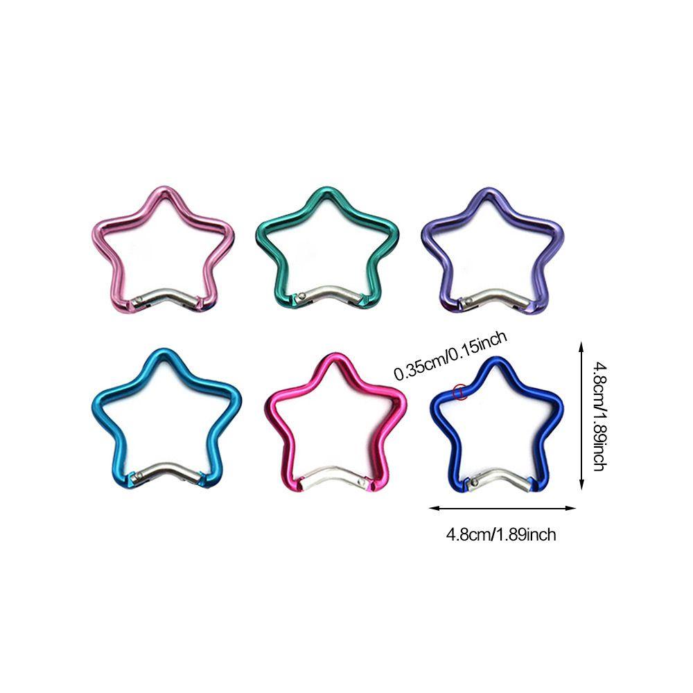 MAG Set 6 / 12 Móc Khóa Leo Núi Bằng Hợp Kim Nhôm Nhiều Màu Mới