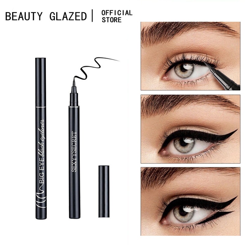 [Hàng mới về] Set 2 Mascara + Bút Kẻ Mắt Thương Hiệu Beauty Glazed Làm Đẹp Thời Trang | WebRaoVat - webraovat.net.vn