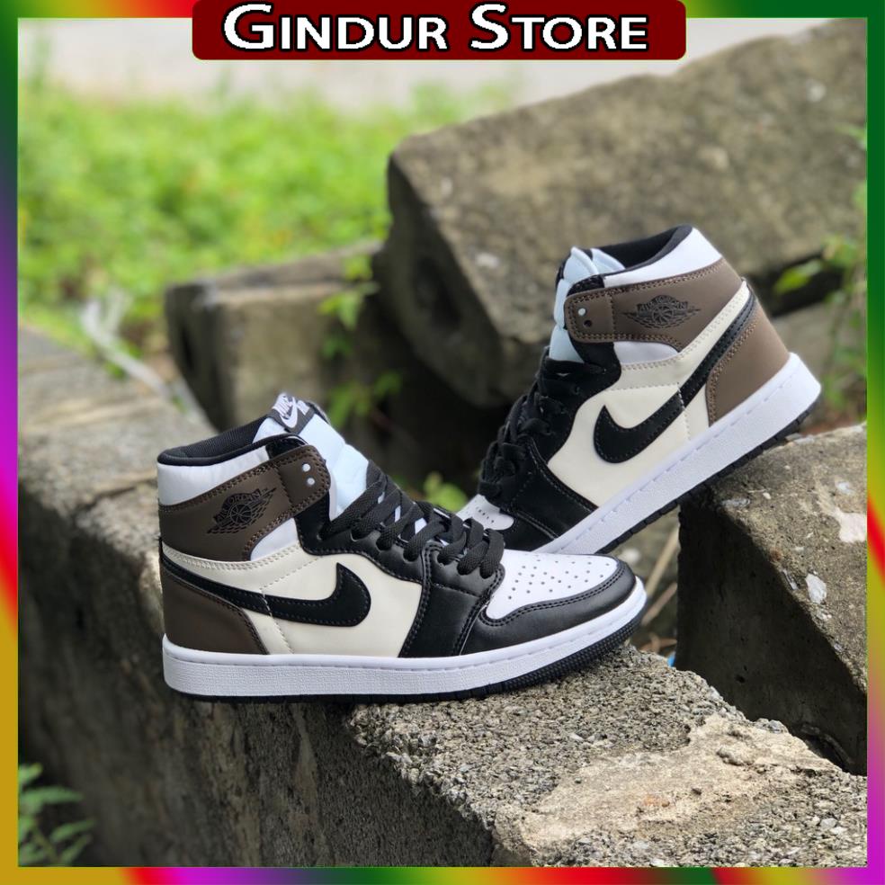 Giày thể thao Jordan cao cổ đen trắng, Giày air Jodan 1 high panda cao cổ nam nữ dễ phối đồ cực hot Full Box Bill