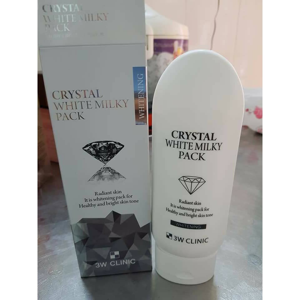 KEM DƯỠNG TRẮNG DA BODY 3W CLINIC CRYSTAL WHITE MILKY PACK