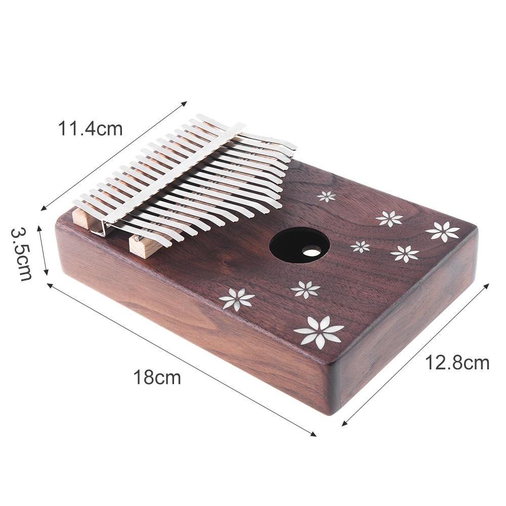 17 Key Kalimba Acacia Wood Thumb Piano