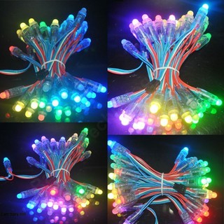 50 led đúc F8 7 màu 5v