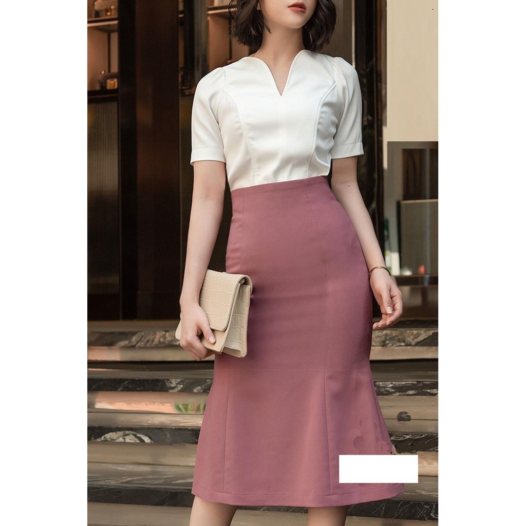 Chân Váy Nữ ❣️𝑭𝒓𝒆𝒆𝒔𝒉𝒊𝒑❣️ CHÂN VÁY LYSA SANG CHẢNH - Hàng thiết kế phom chuẩn đẹp