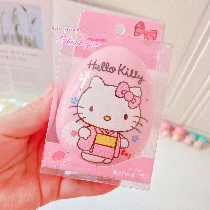 Lược massage, lược chải tóc Hello Kitty