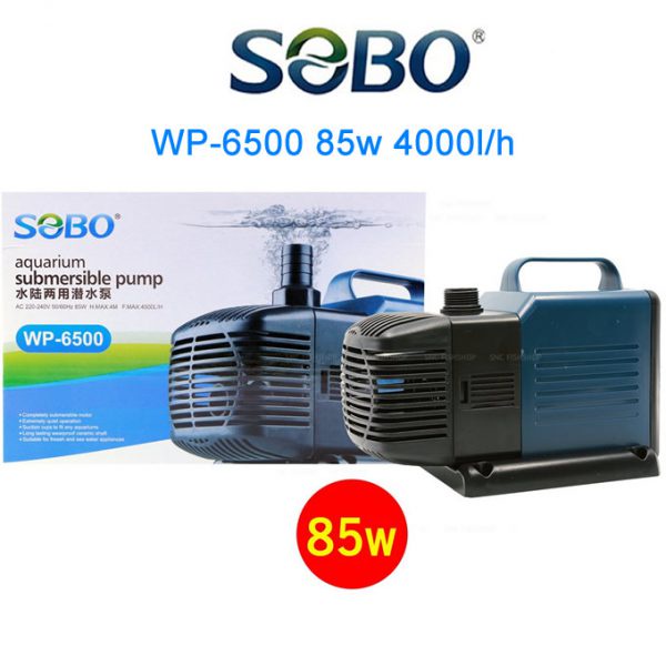 Bơm Bể Cá Sobo WP-6500 (85W - 4500L/H - 4M) - Máy Bơm Nước Cho Hồ Cá