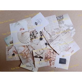sticker aesthetic set  10 tấm