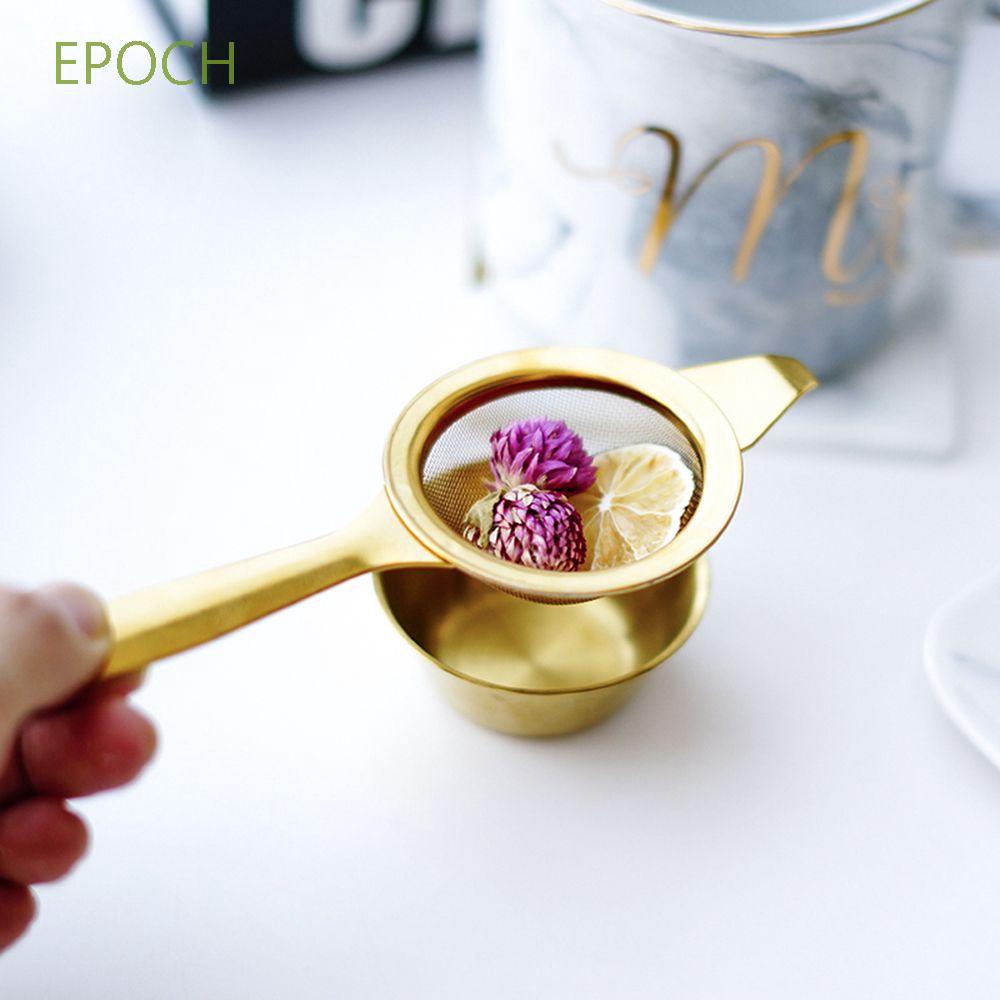 Dụng Cụ Lọc Trà Bằng Thép Không Gỉ Có Tay Cầm Tiện Lợi