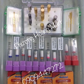 đầu mài móng các loại. Hàng nhập của Mỹ. giá 220k