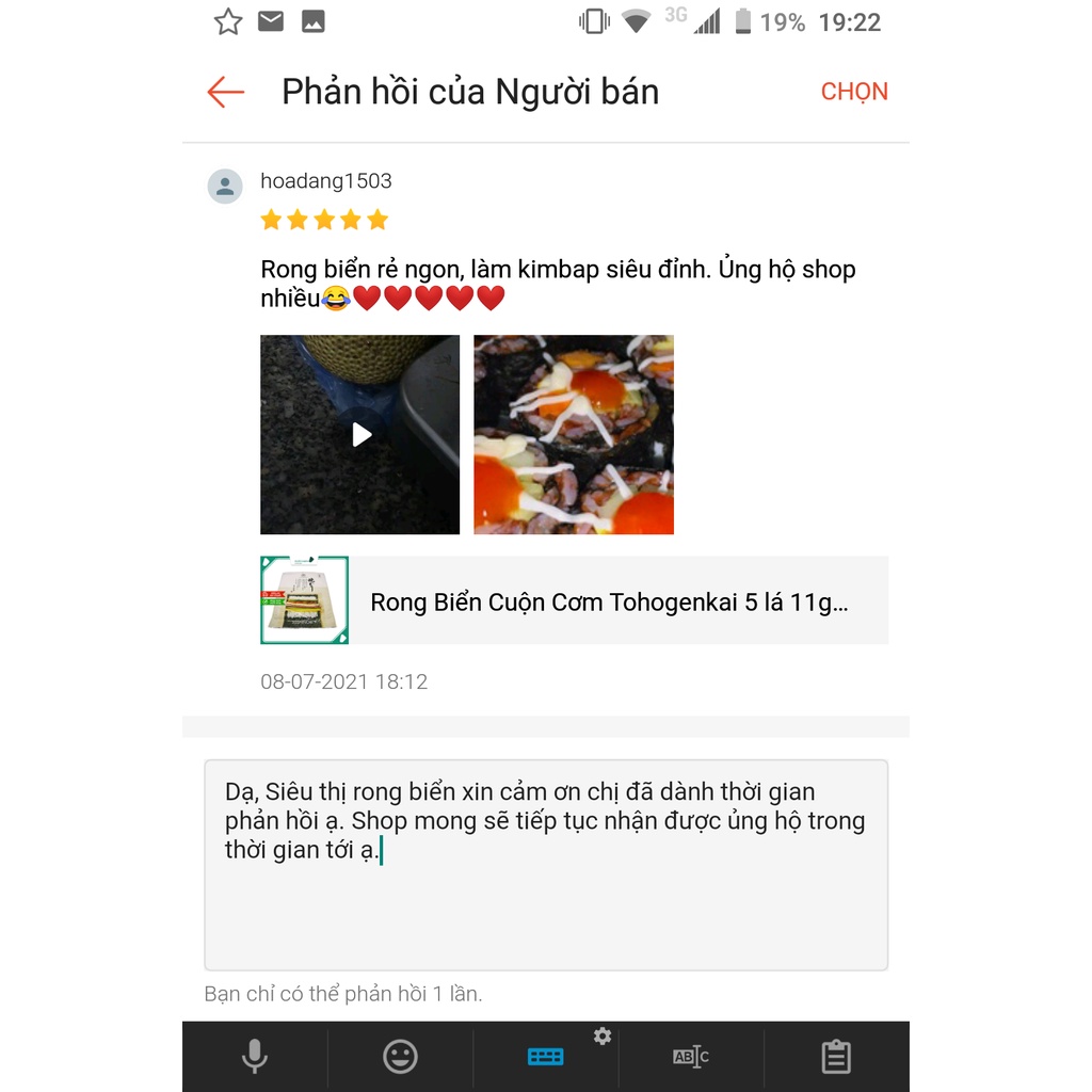 Combo 3 Túi Rong biển Cuộn Cơm Genkai 10 Lá Nhập Khẩu Chính Hãng Hàn Quốc - Rong Biển Cuốn Cơm Làm Kimbap Làm Sushi