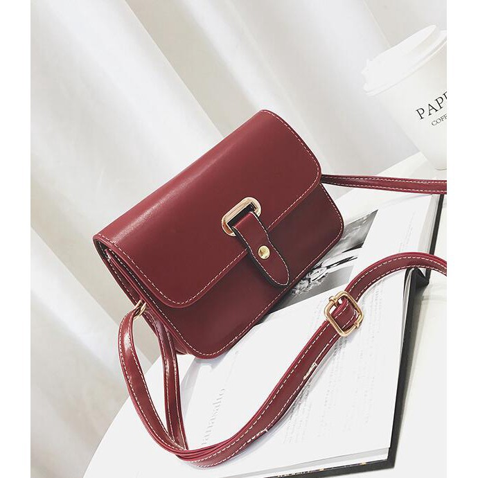 Túi xách dây đeo vai thiết kế đơn giản phong cách cổ điển