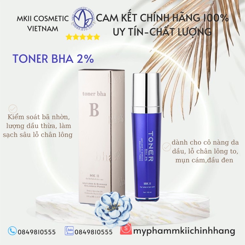 Toner BHA 2% MKII COSMETIC
