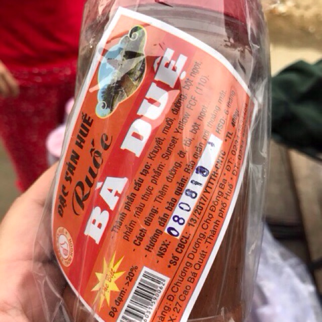 Mắm ruốc Bà Duệ