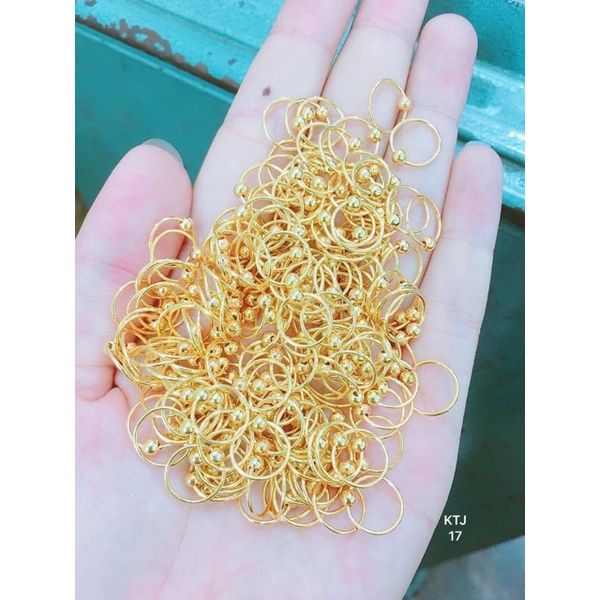 Bông tai bi vangf 10k cho bé - Bông nhí cực xinh