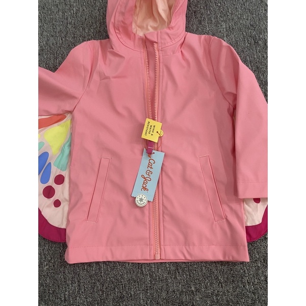 Áo khoác raincoat bé gái 12m-5y