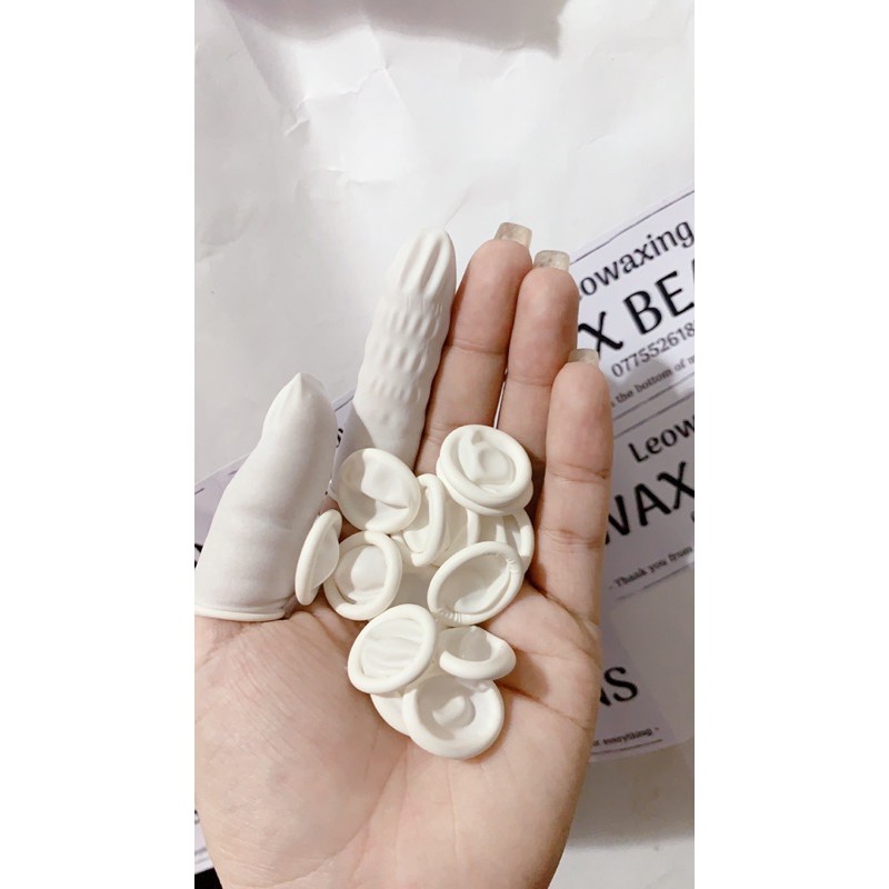 BAO NGÓN TAY CAO SU WAXING SẠCH SẼ TIỆN LỢI KHÔNG LO DÍNH MÓNG