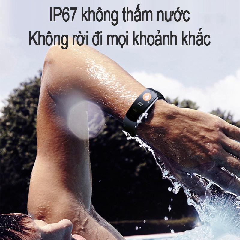 Đồng Hồ Thông Minh, Đồng Hồ Đo Sức Khỏe C6 Smart Band Thiết Kế Nhỏ Gọn Thông Minh, Nhịp Tim, Đo Huyết Áp, Xem Giờ [SHC6]