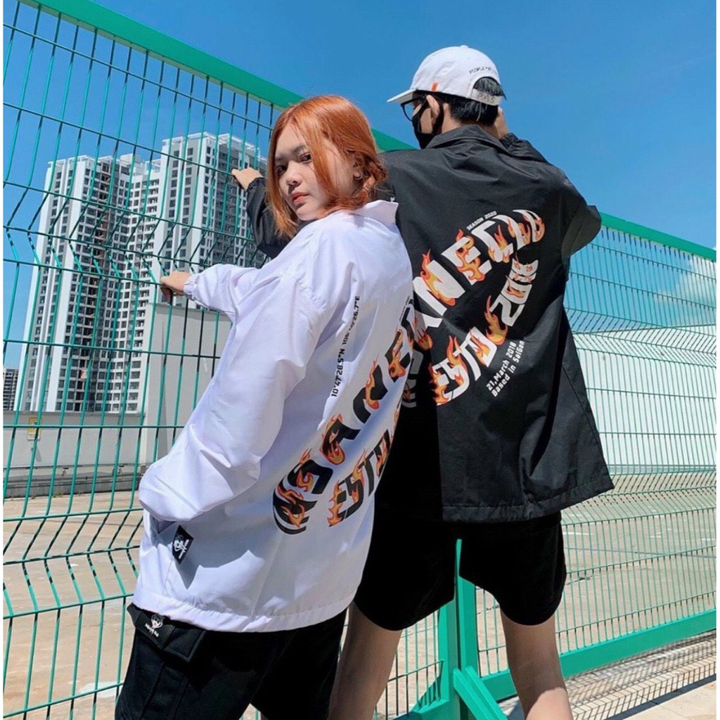 ÁO KHOÁC DÙ FORM RỘNG CỰC CHÂT NGẦU , UNISEX DÀNH CHO NAM NỮ , CỰC HOT HÈ 2021