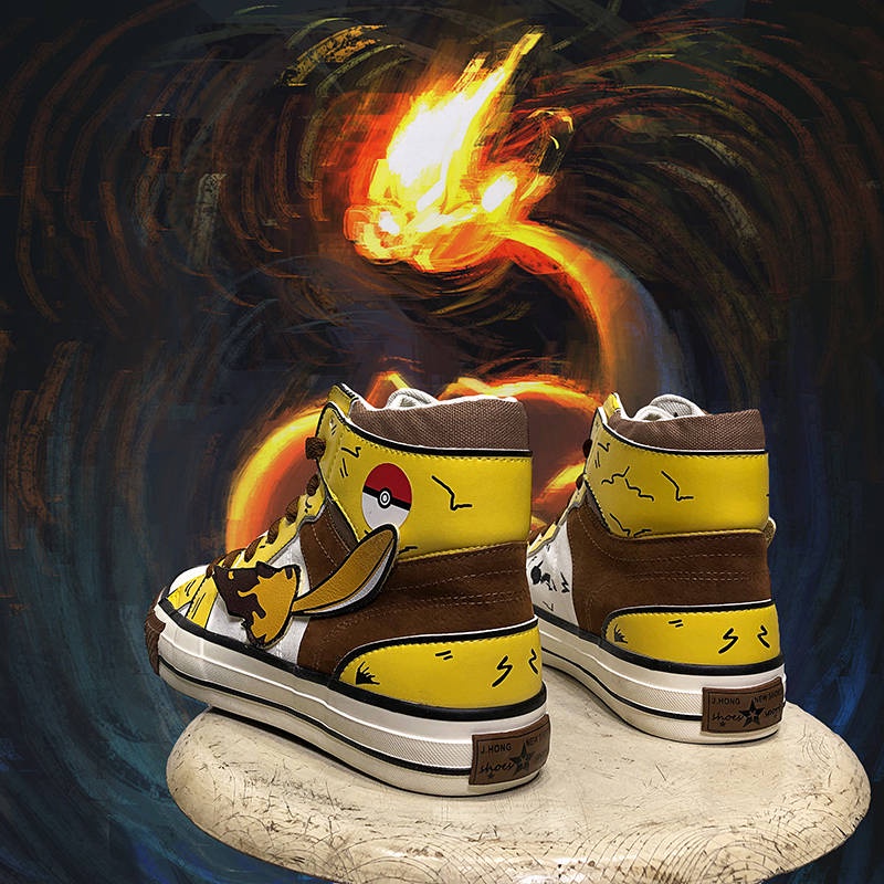 Pikachu Anime thể thao Hàn Quốc Thời trang Jordan ulzzang cổ cao nam Giày | BigBuy360 - bigbuy360.vn