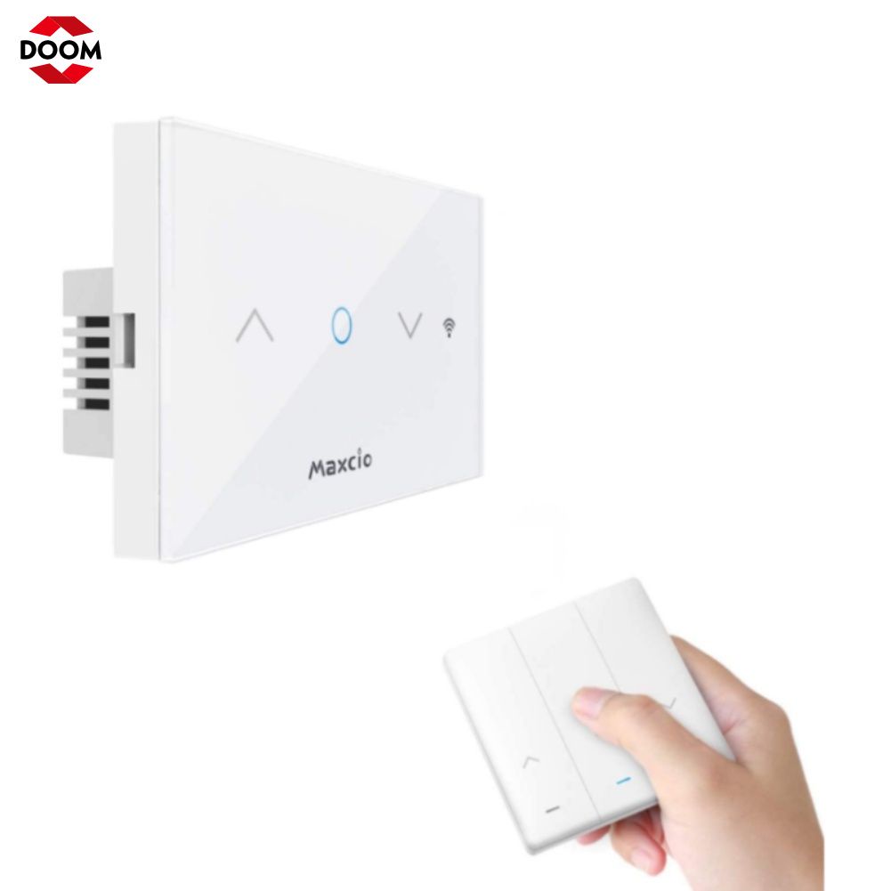 Tuya WIFI Bluetooth-Tương Thích RF Sổ Và Đèn Cho Cửa Cuốn Lá Màn Chập Điều Khiển Từ Xa Bằng Cuộc Sống Thông Minh alexa 【Doom】