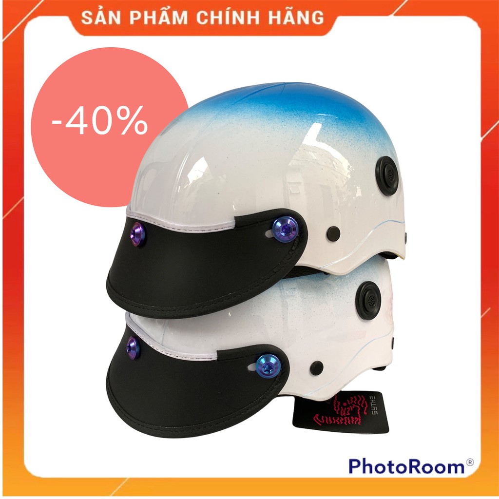 [Freeship+stickerkute] Nón Bảo Hiểm LS 2 Tầng Ốc TiTan Siêu Đẹp Phủ NaNo Thời Trang Chính Hãng- Hợp Với Nam &amp; Nữ