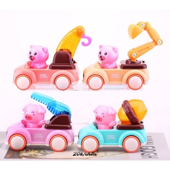 đồ chơi bánh kem sinh nhật [FREESHIP❤️] xe oto dễ thương trang trí bánh kem