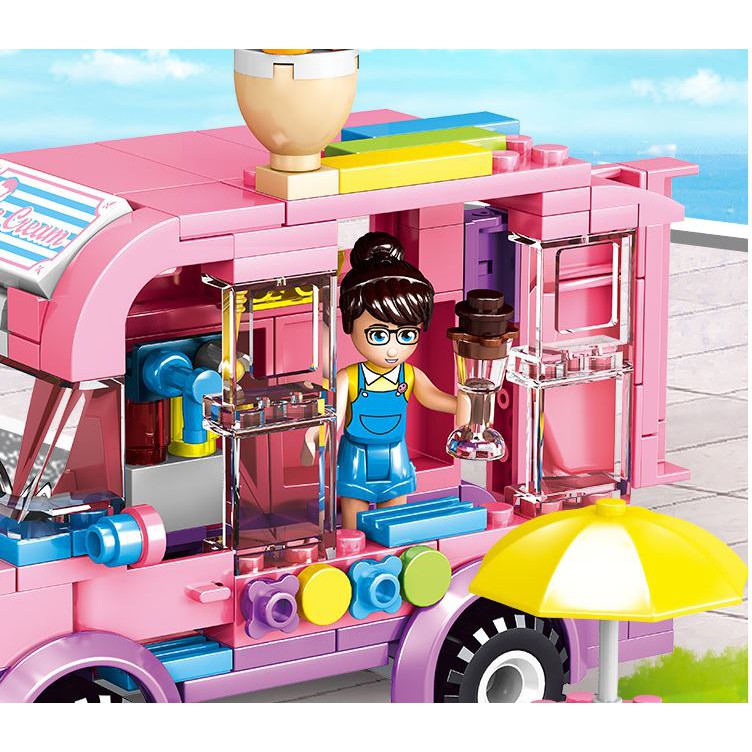 Đồ chơi lego lắp ghép công viên nước cho bé