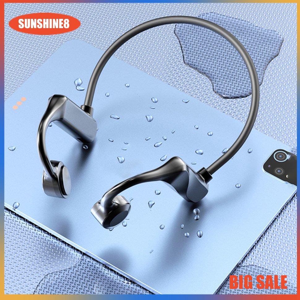 【SUN】Bone Conduction Wireless Headset Wireless Waterproof Ear-mounted Headphones