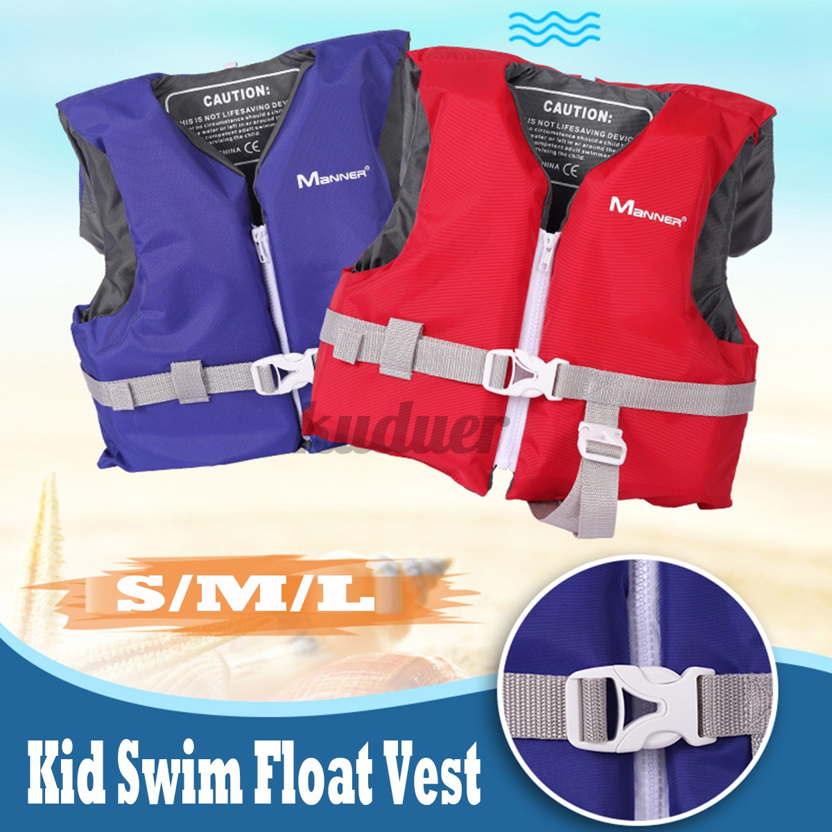 Child Kids Swim Floatation Vest Life Jacket Safety Swimming Buoyancy Float Aid