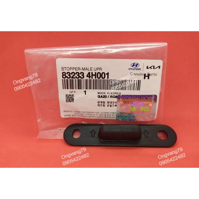 Xe STAREX đời 2006 ~ đến nay/ Đệm cao su giảm chấn cửa lùa - Mã số: 832434H001, 832334H001