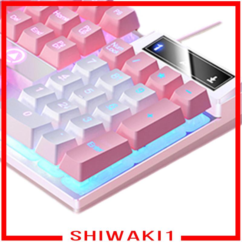 Bàn PhíM Cơ Gaming Shiwaki1, ĐầU CắM USB RGB Cho PC / Văn PhòNg