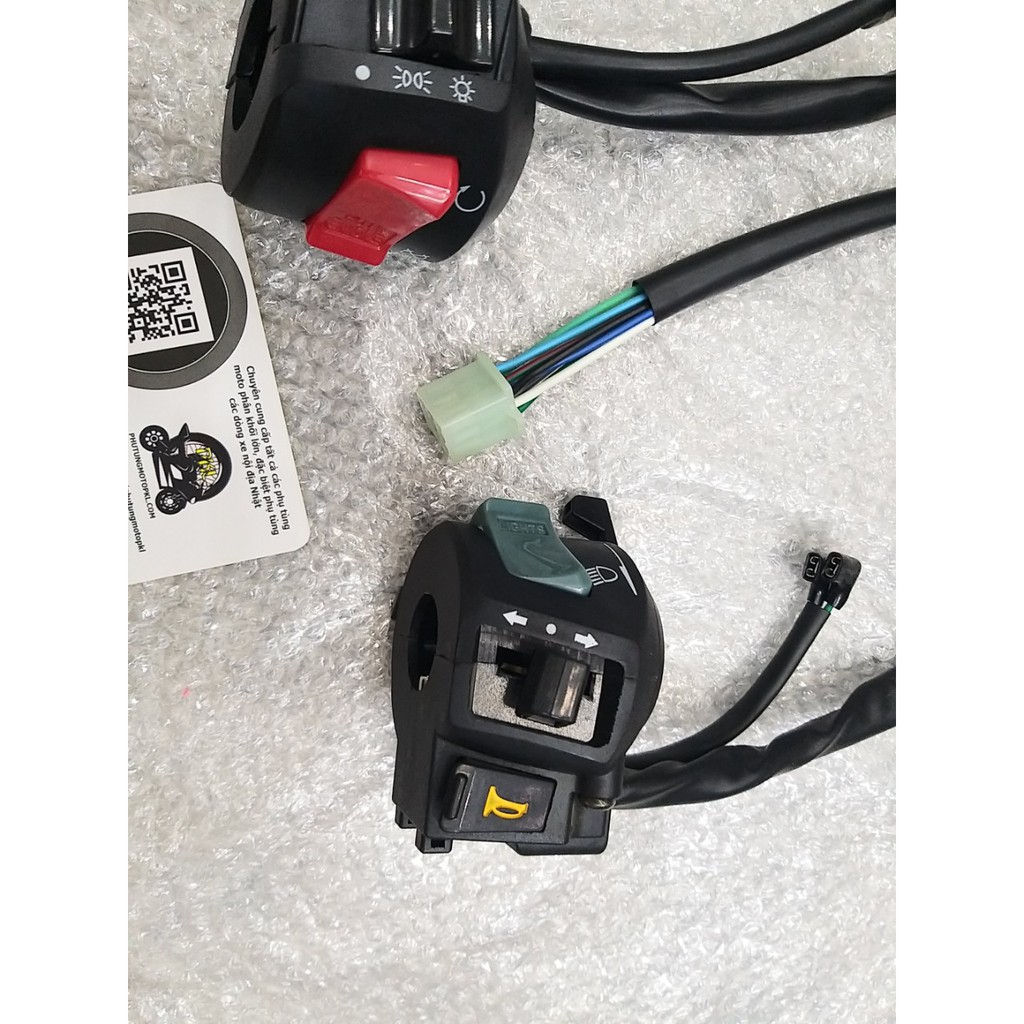 Cùm 2 bên tay lái ghi đông Honda CB400 các đời, Hornet và các dòng xe tương ứng Loại 2 lổ