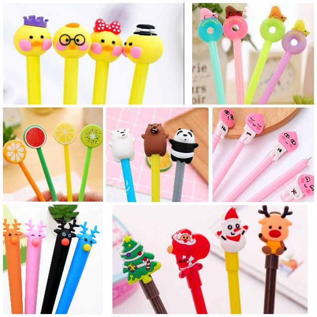 Sỉ Combo 100 Bút Cute ( Mix từ 20 mẫu hoặc Khách tự chọn)