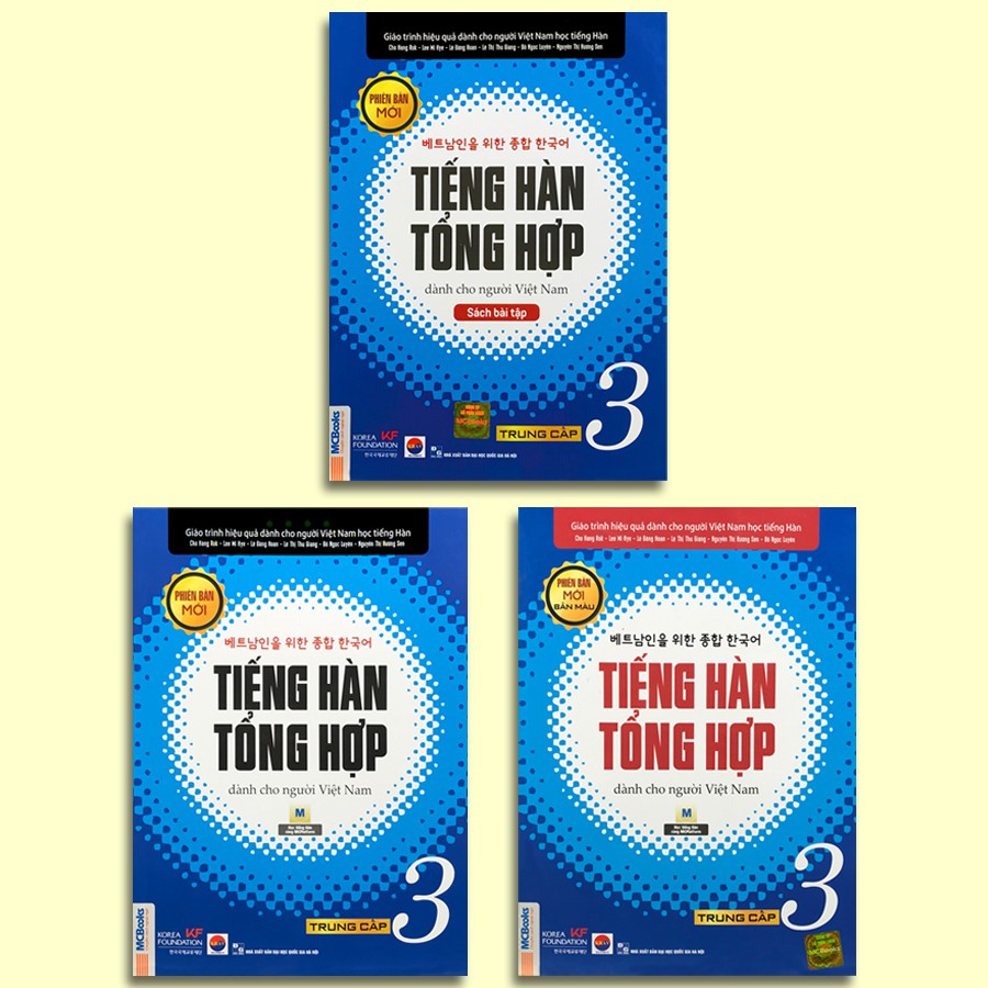 Sách - Tiếng Hàn Tổng Hợp Dành Cho Người Việt Nam - Trung Cấp 3 Phiên Bản Mới (3 quyển lẻ tùy chọn)