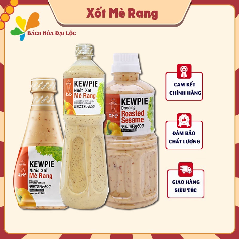 Nước xốt Mè rang hương vị quả Yuzu và Tắc - Kewpie Nhật Bản