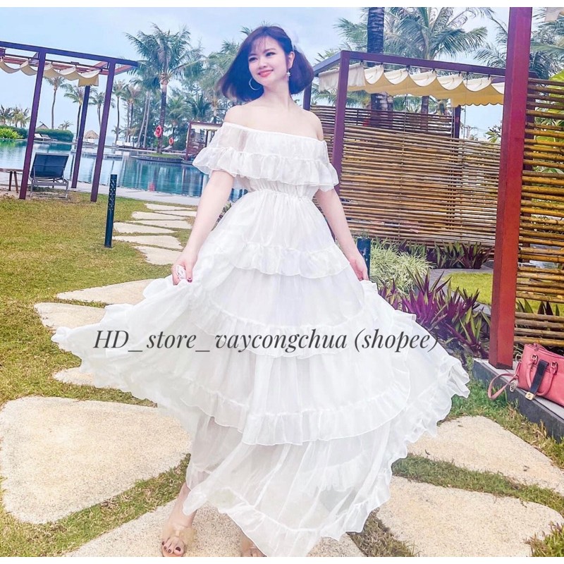 ❤️VÁY ĐẦM MAXI TRỄ VAI DÀI DÁNG XOÈ BỒNG BỀNH, VÁY CHỤP ẢNH ĐẸP SANG CHẢNH, MAXI ĐI BIỂN DU LỊCH, ĐẦM DÁNG DÀI❤️ | BigBuy360 - bigbuy360.vn