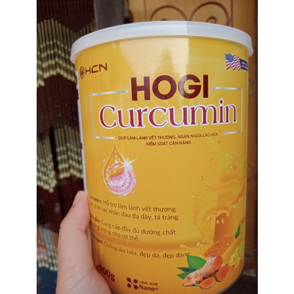 Sữa Curcumin Hogi Cung Cấp Dưỡng Chất Tăng Cường Đề Kháng Chống Lão Hoá Hộp 900gr