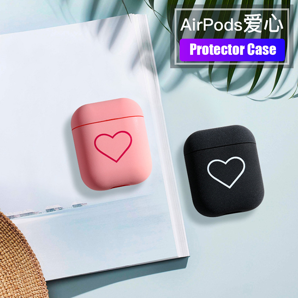 Vỏ Bảo Vệ Hộp Sạc Tai Nghe Bằng Pc Cứng Mặt Nhám Màu Hồng Dễ Thương Nhiều Màu Tùy Chọn | BigBuy360 - bigbuy360.vn
