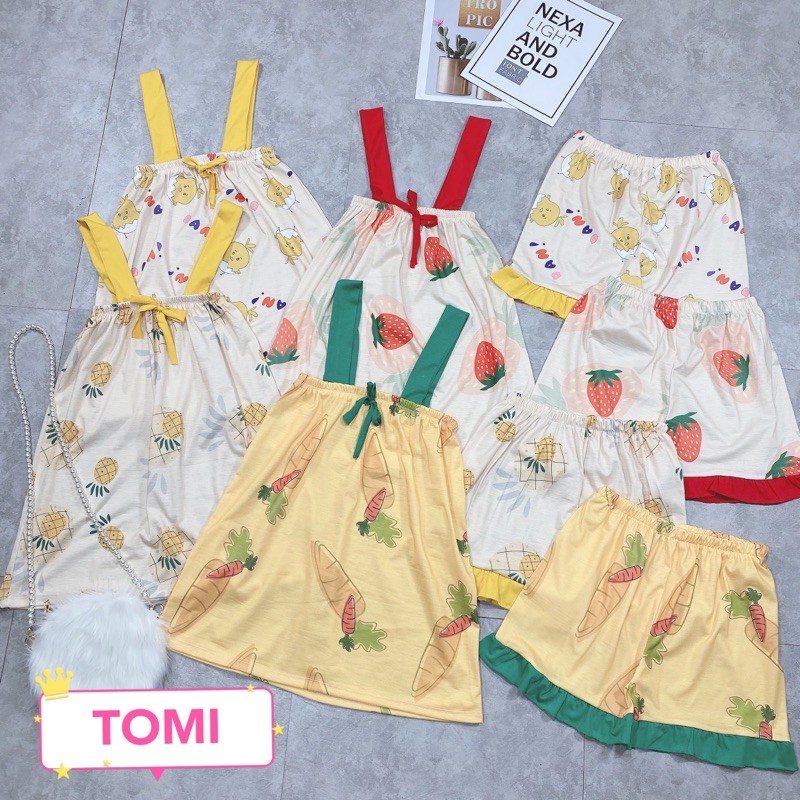 Bộ ngủ nữ hai dây trẻ trung - TOMI BOUTIQUE | BigBuy360 - bigbuy360.vn