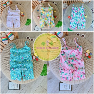 Bộ 2 dây đùi cotton dệt cho bé gái xinh xinh