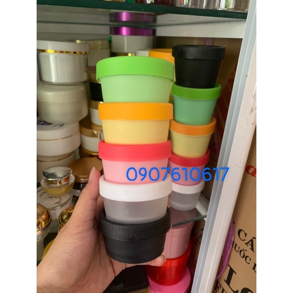 Hủ nhựa ly thái 50g đựng kem