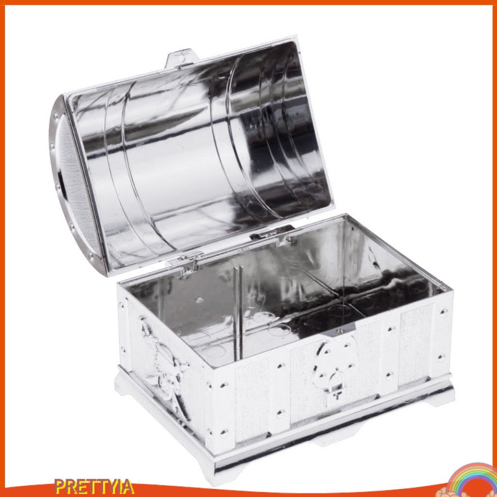 Hộp Đồ Chơi Kho Báu Cướp Biển Màu Sắc Cổ Điển Dành Cho Trẻ Em