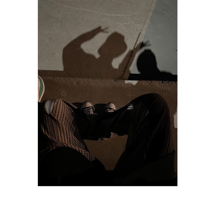 Women's Fashion Color Wide-Length High Waisted Long Pants