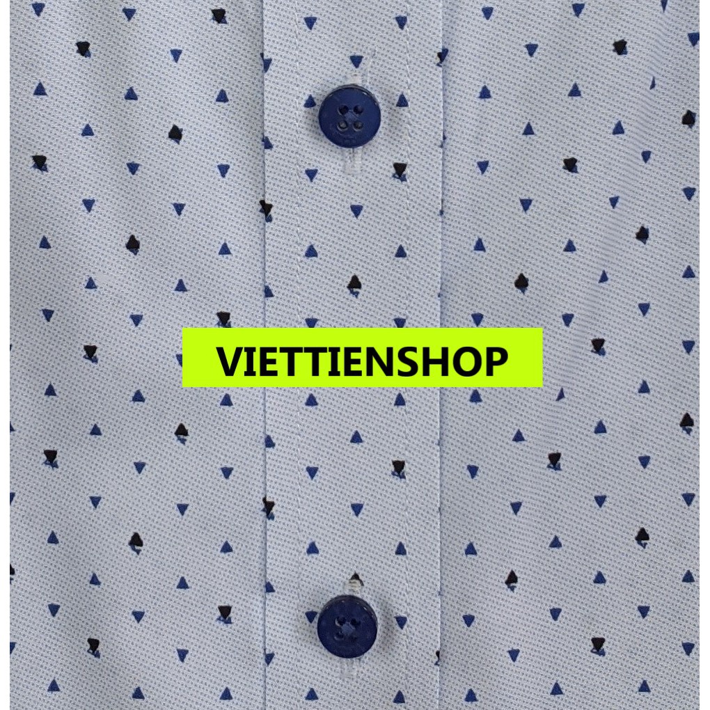 ÁO SƠ MI VIỆT TIẾN DÀI TAY VẢI TRE HOA VĂN